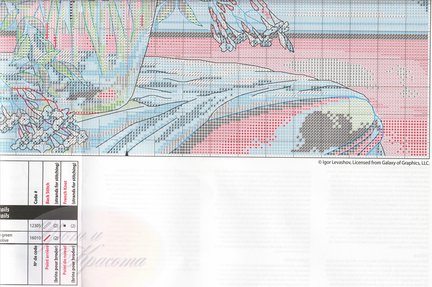 Схема есть, ищу растяжку ниток №60936