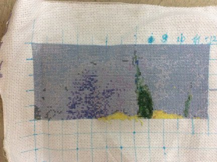 Ирисы (моя первая вышивка с сайта) №64372