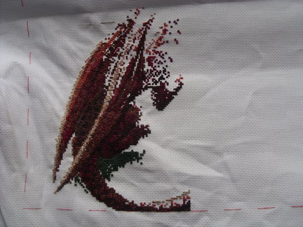 «Девушка и дракон» (по моей схеме с сайта) №72496