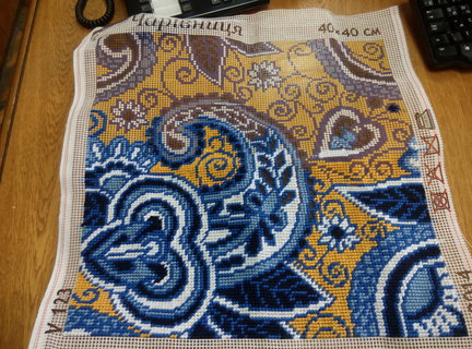 Подушка от Чаривницы «Турецкий огурец» №72916