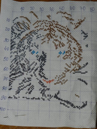 Белый тигренок №73998