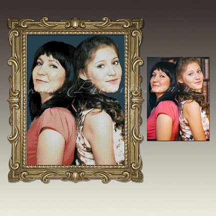 Помогите выбрать какой портрет вышивать №75247