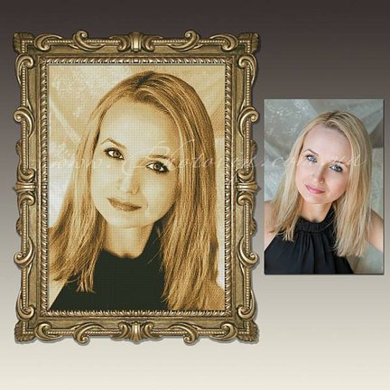 Помогите выбрать какой портрет вышивать №75251