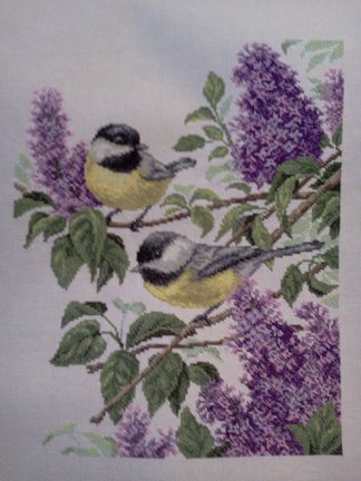 Новый процесс: «Синицы и сирень» №75417