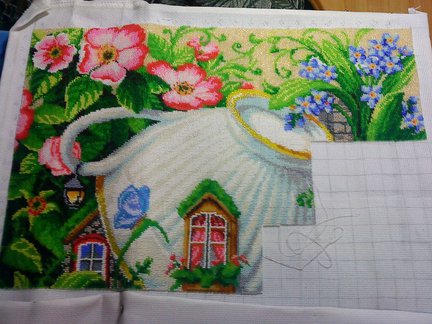 Процессы вышивки бисером №78161