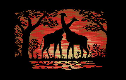 Кладовая схем 2 (животные, пейзажи и цветы) №81118