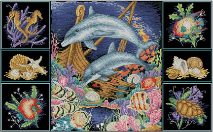 Кладовая схем 2 (животные, пейзажи и цветы) №81246