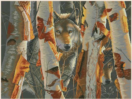 Кладовая схем 2 (животные, пейзажи и цветы) №81604