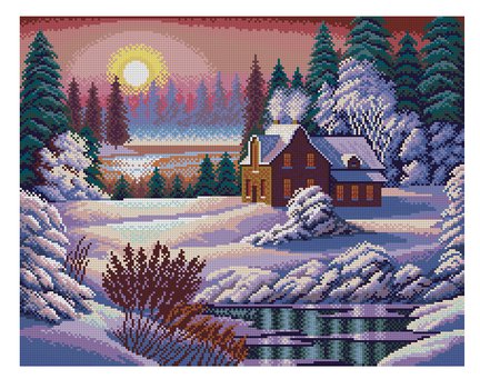 Кладовая схем 2 (животные, пейзажи и цветы) №81735