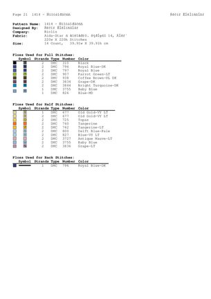 Делюсь схемами «Riolis» №86734