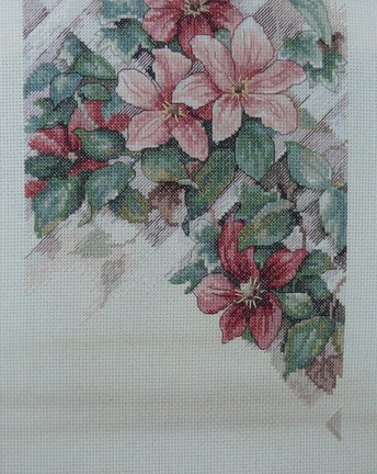 Мой первый набор от Dimensions 13686 «Бабочка и клематис» №88386