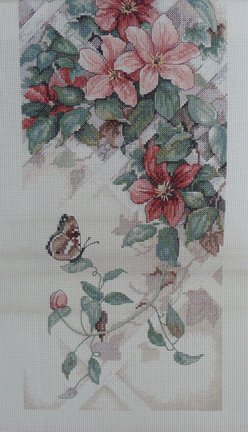 Мой первый набор от Dimensions 13686 «Бабочка и клематис» №89467