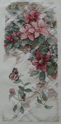 Мой первый набор от Dimensions 13686 «Бабочка и клематис» №89472