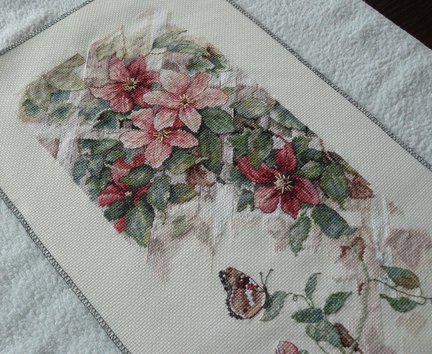 Мой первый набор от Dimensions 13686 «Бабочка и клематис» №89473