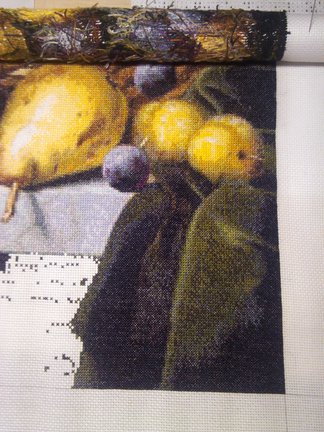 Натюрморт с виноградом и грушами №101051