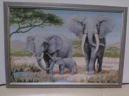 Слоны у воды №102583