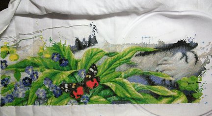 Белая тигрица с малышами №103602