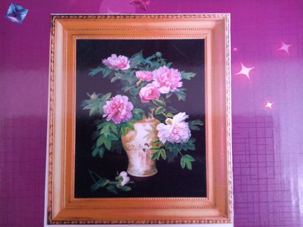 Алмазная вышивка «Пионы» №104632