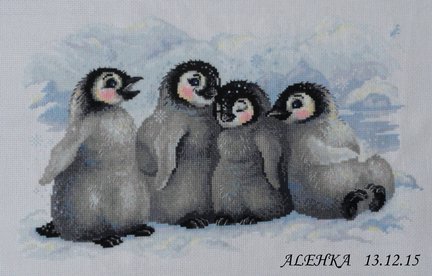 Забавные пингвины (Риолис) №106229
