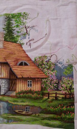 Вышивка в процессе №107968