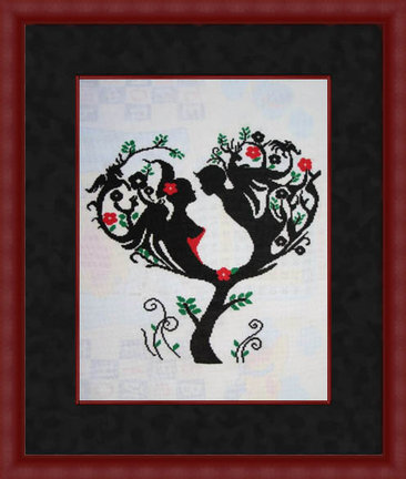 Как оформить вышивку бисером? №110207