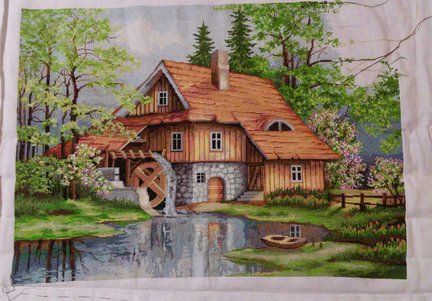 Вышивка в процессе №116589