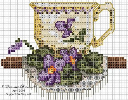 Цветочно-чашечный календарь №118096