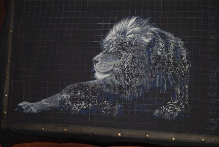 Лев, монохром, с этого сайта №120275