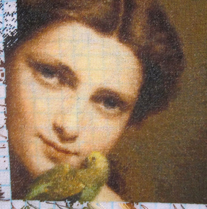 ГК «Красотка с попугаем» №121786