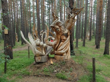 Деревянные скульптуры под открытым небом №127510