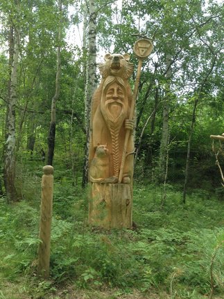 Деревянные скульптуры под открытым небом №127544