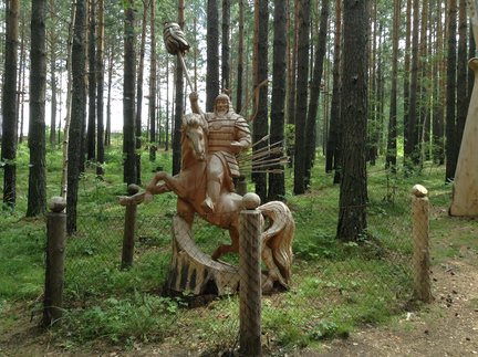 Деревянные скульптуры под открытым небом №127555