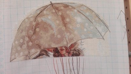 Двое под дождем от Лукас №134829