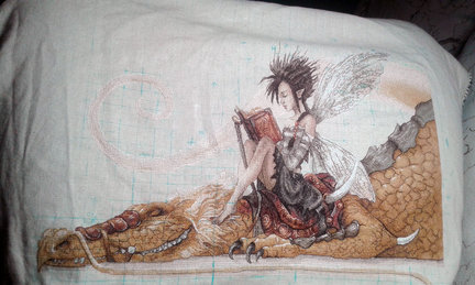 Дракон-читальня. Авторская схема Екатерины Волковой. №137397