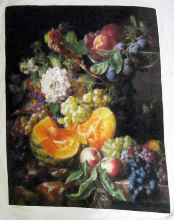 Натюрморт ГК 1645. Peaches, Plums, Grapes and Melon. №141557