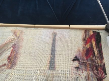 Апрель в Париже. Схема с Алиэкспресс. First Lady cross. №144329