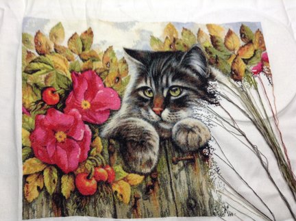 «Кот и Шиповник» по картине И. Гармашовой №145095