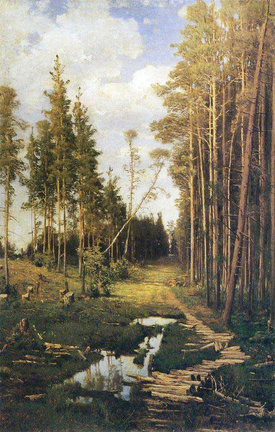 По картине Карла Вебера «Холодный ручей» №151629