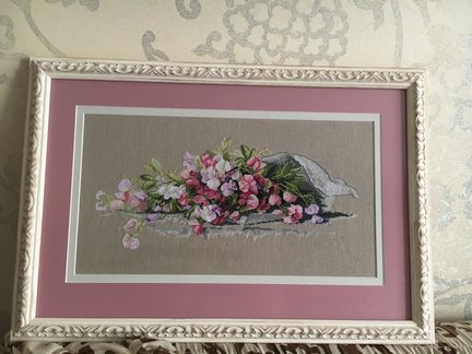 Апрель в Париже. Схема с Алиэкспресс. First Lady cross. №153348