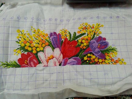 Вышивка китайскими нитками №155397