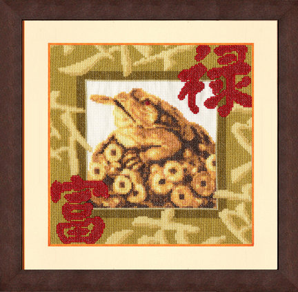 Ищу схему вышивки «Золотое руно» Золотая жаба №155412