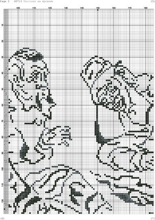 Чёрная канва (разные наборы + схемы) №157266