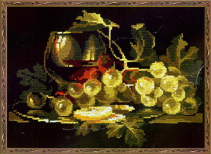 Чёрная канва (разные наборы + схемы) №157345