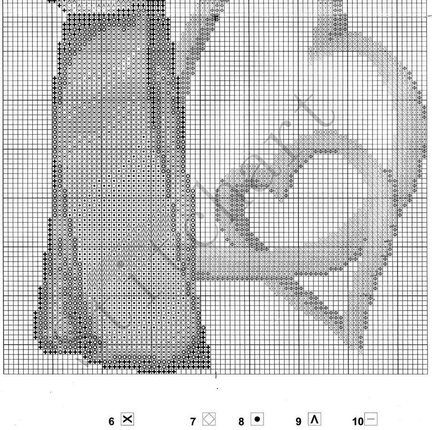 Чёрная канва (разные наборы + схемы) №157380