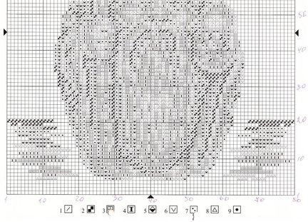 Чёрная канва (разные наборы + схемы) №157396