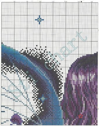 Чёрная канва (разные наборы + схемы) №157425