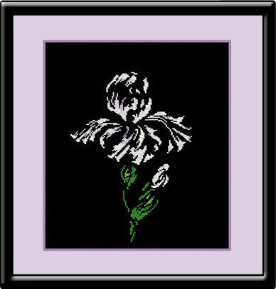 Чёрная канва (разные наборы + схемы) №157617