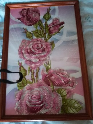 Творчество бабушки. Алмазная вышивка (мозайка, живопись). №158632