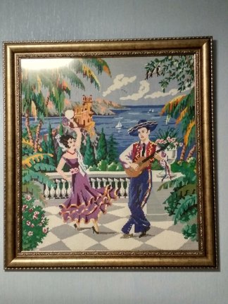 Старинная вышивка №162169