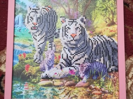 Творчество бабушки. Алмазная вышивка (мозайка, живопись). №162950
